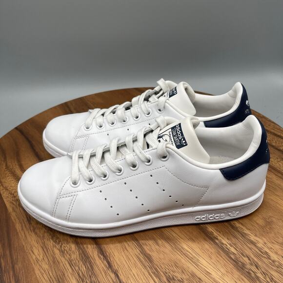 adidas Stan Smith Shoes Womens Size 7.5 White Leather Comfort Walking Sneakers - Picture 3 of 8